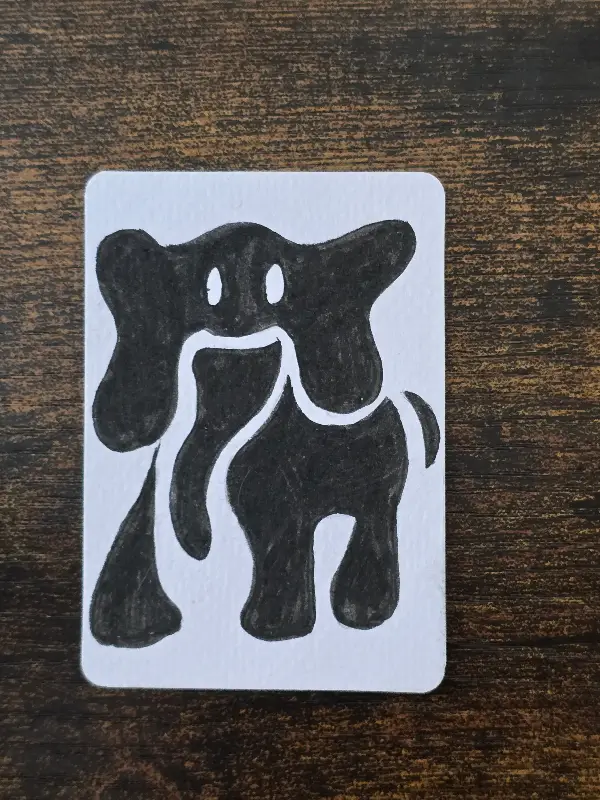 Big Sal aceo art card