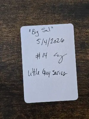 Big Sal aceo art card thumbnail 2