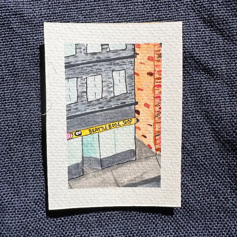Brattle aceo art card