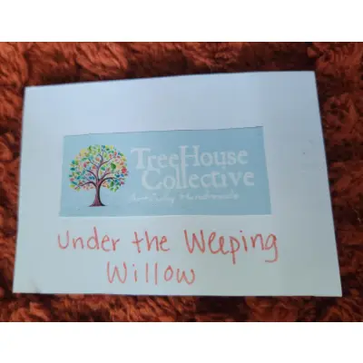 Under the Weeping Willow aceo art card thumbnail 2