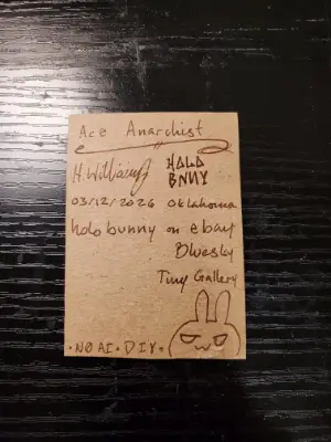 Ace Anarchist aceo art card thumbnail 2