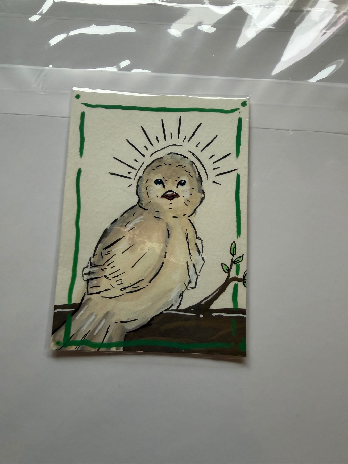 Watching Eye aceo art card