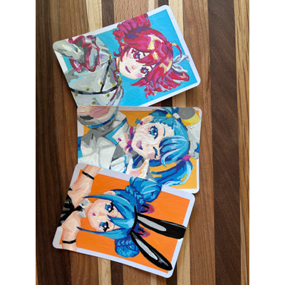 Hatsune Miku Bunny aceo art card thumbnail 4