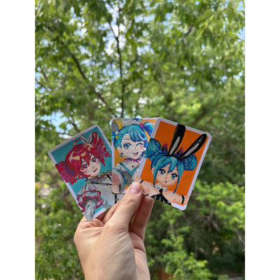 Hatsune Miku Bunny aceo art card thumbnail 3