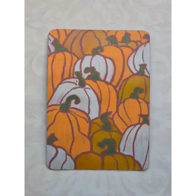 Big pumpkin pile aceo art card thumbnail 1