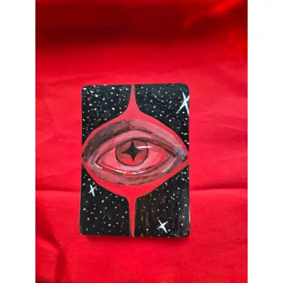 Starry Eyed aceo art card thumbnail 4