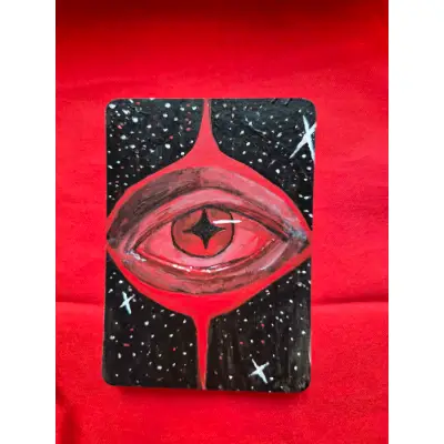 Starry Eyed aceo art card thumbnail 2