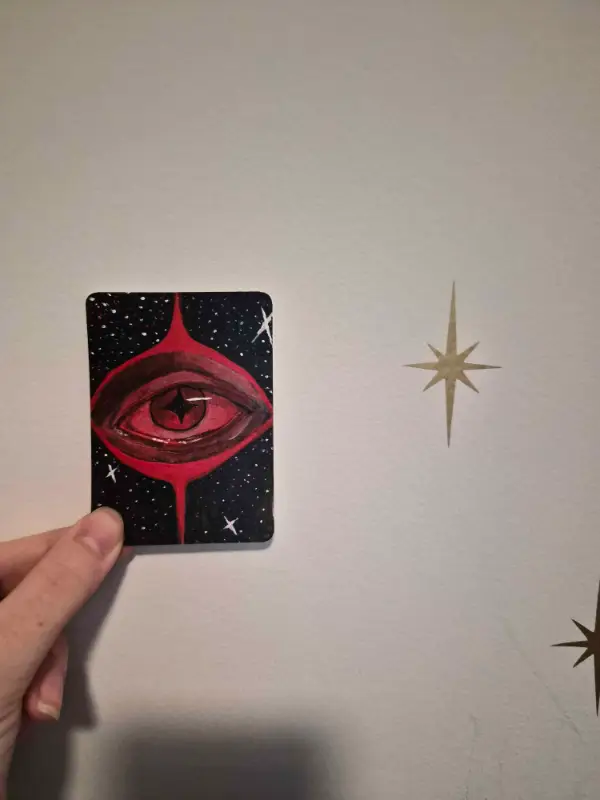 Starry Eyed aceo art card