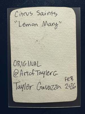 Lemon Mary aceo art card thumbnail 2