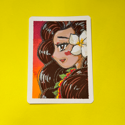 Mahalo aceo art card thumbnail 2