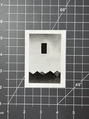 Somewhere Else (4 of 4) aceo art card thumbnail 2