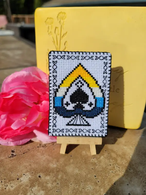 Aroace of Spades aceo art card