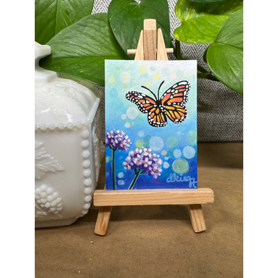 Sky Dance aceo art card thumbnail 1