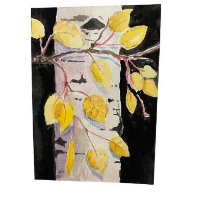 Up Close Aspen aceo art card thumbnail 2