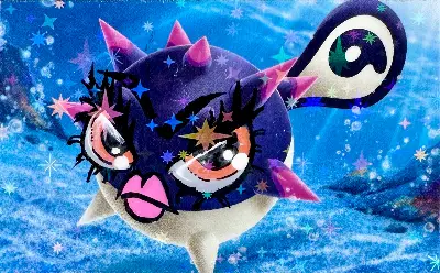 Yassified Pokémon: Quilfish aceo art card thumbnail 2