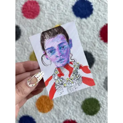 DVN #008 aceo art card thumbnail 1