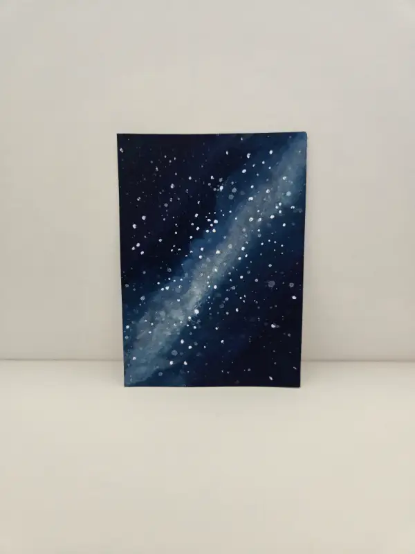 Milky Way aceo art card