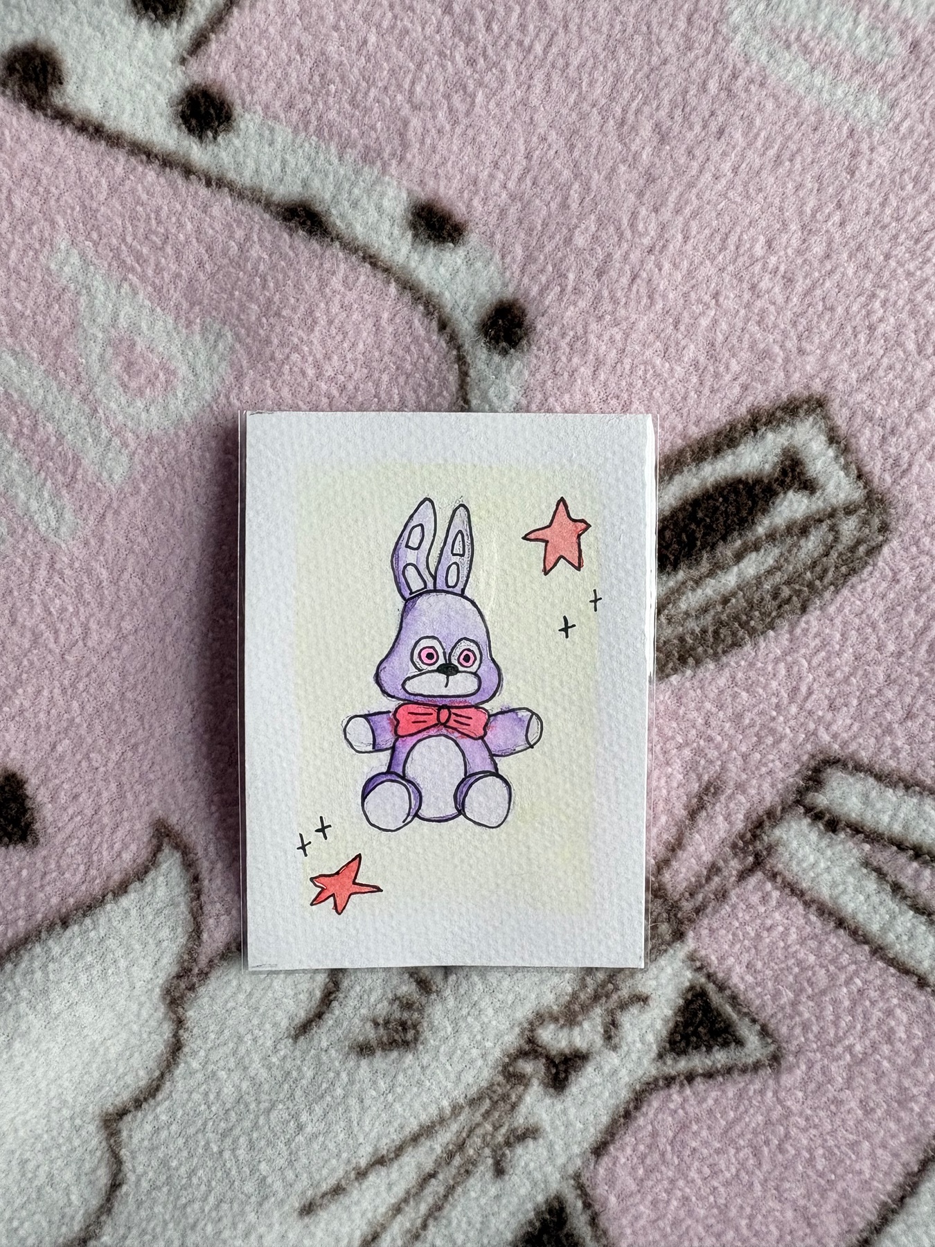 Baby Bonnie aceo art card
