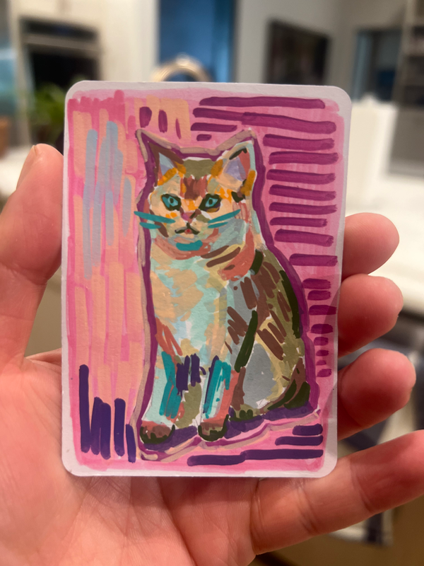 Derpy aceo art card