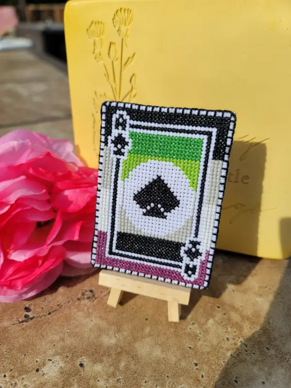 Spectrum of Spades aceo art card