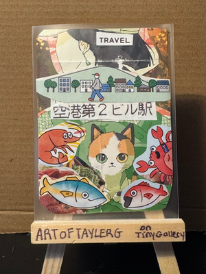 Hungry aceo art card thumbnail 1