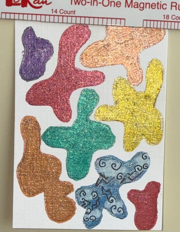 Rainbow aceo art card