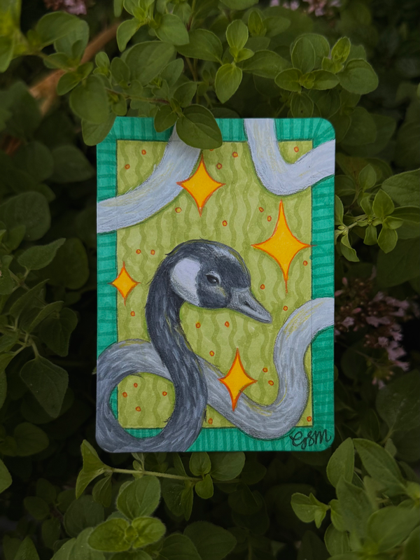 Gooooose aceo art card