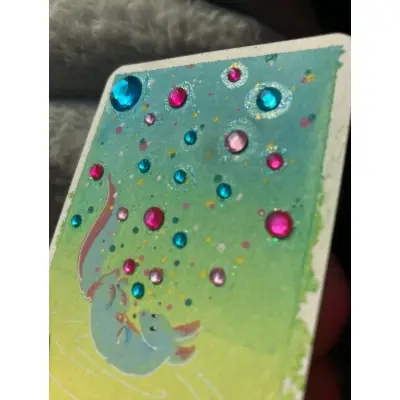 Fox Gem Dream aceo art card thumbnail 3