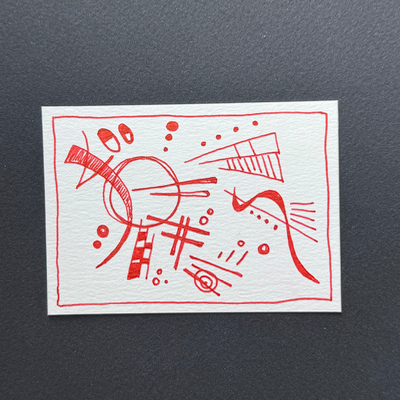 kandinsky i aceo art card thumbnail 2