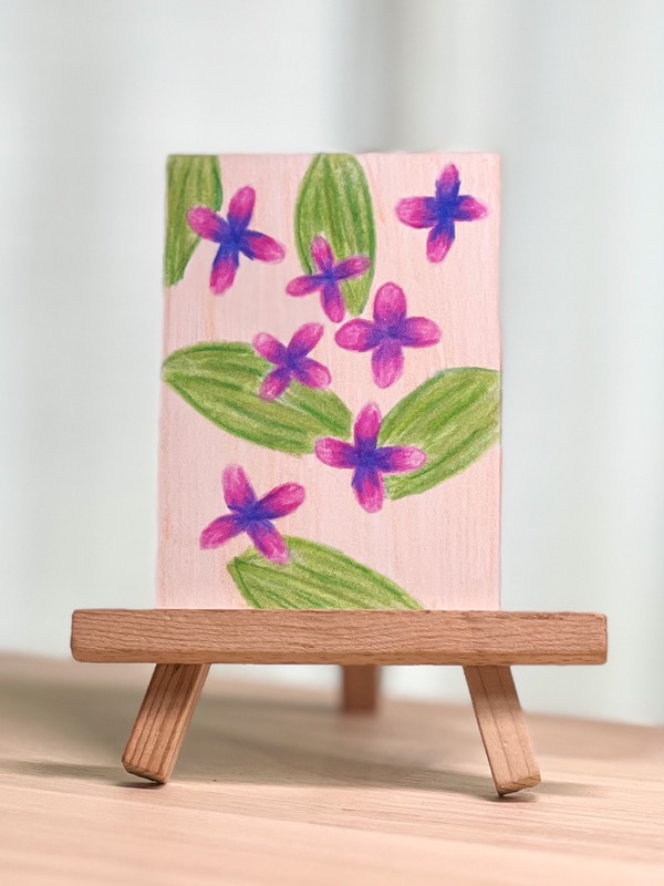 Little Blossoms (July Florals Series #2) by Kindel Thomas aceo art card