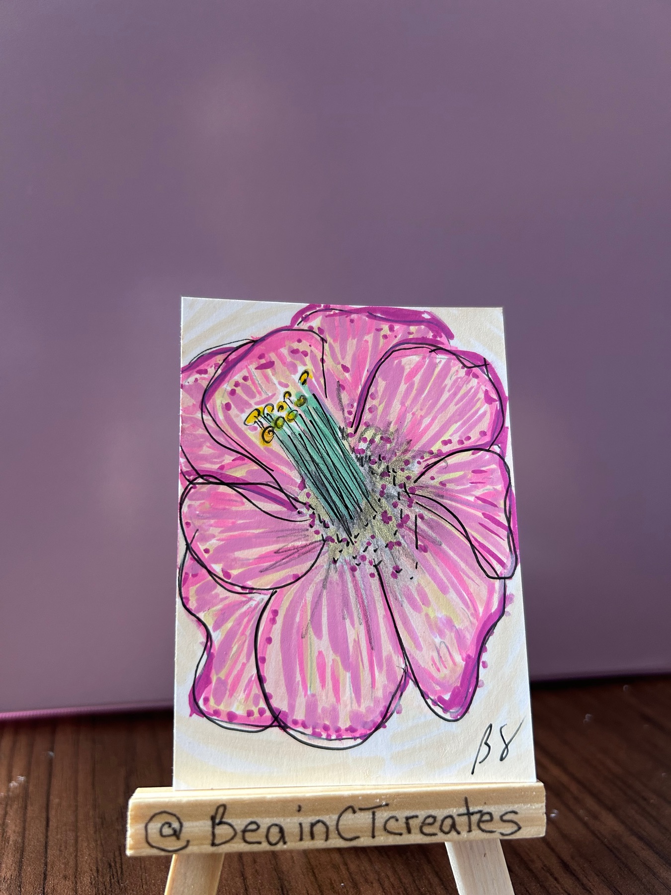 Aletha aceo art card