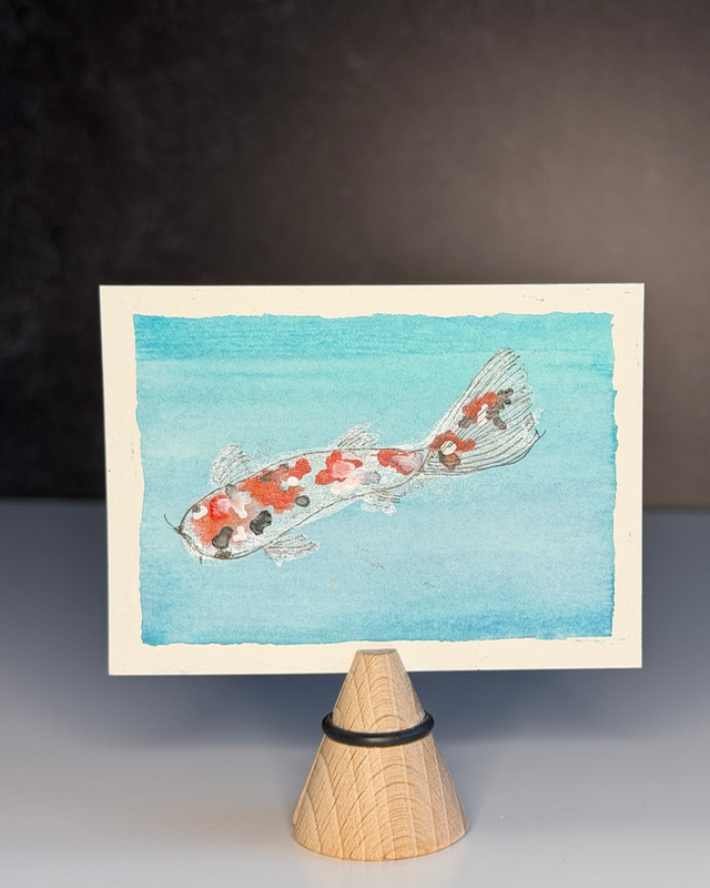 Koi Series One, No. Two aceo art card
