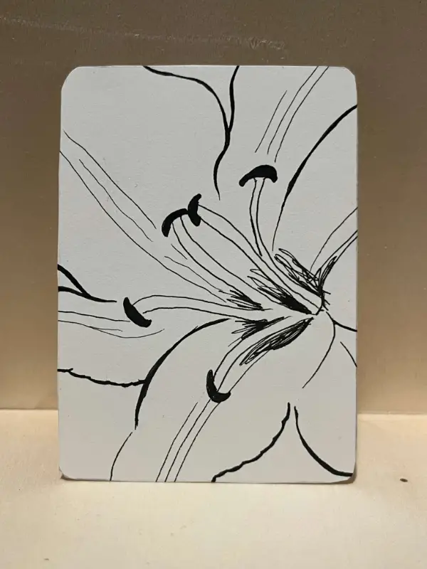 lily perspective aceo art card