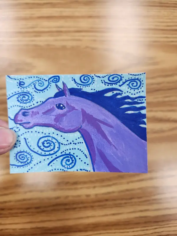 Arabian Wind aceo art card