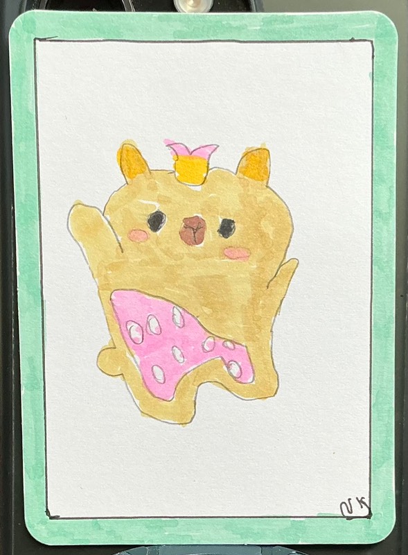 Pocket Pal aceo art card