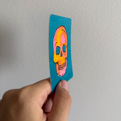 Original Skull ACEO | Prism Bones #1/3 aceo art card thumbnail 2