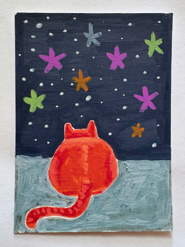 Carl aceo art card