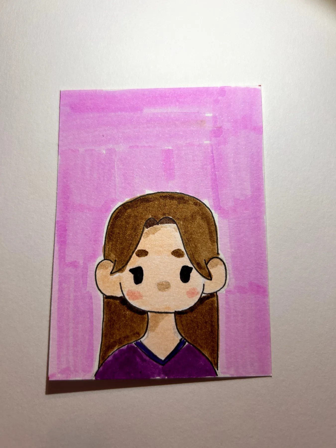 Portrait 1 aceo art card