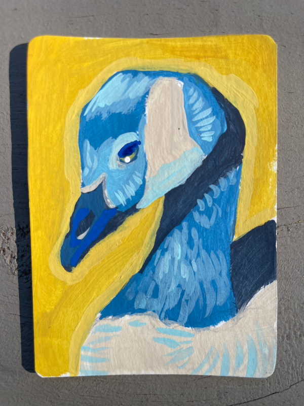 Canada Goose aceo art card