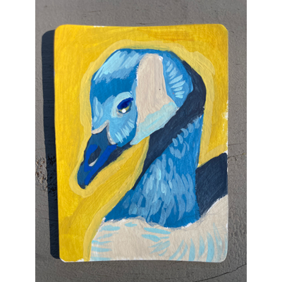 Canada Goose aceo art card thumbnail 1
