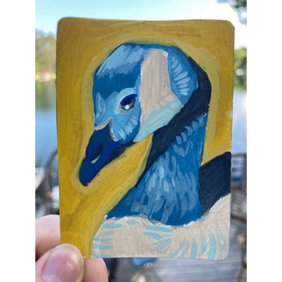 Canada Goose aceo art card thumbnail 2