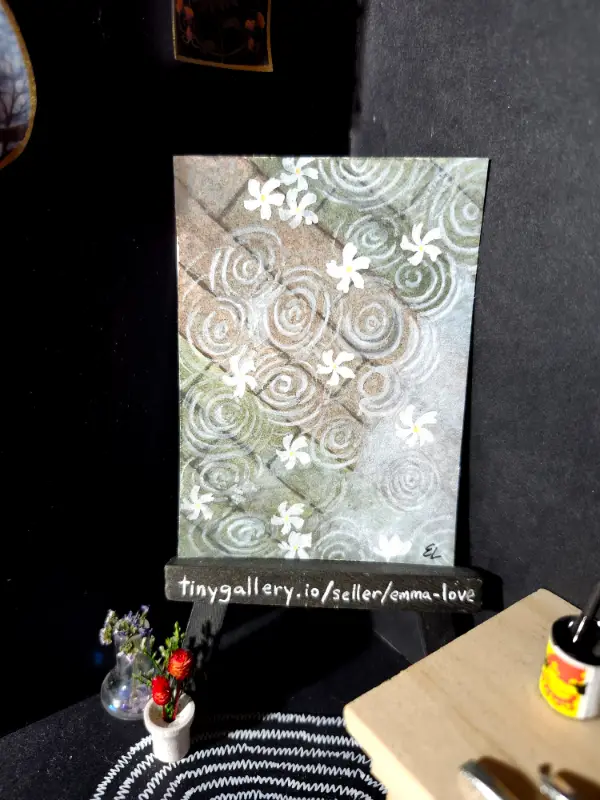 Rain 3 aceo art card