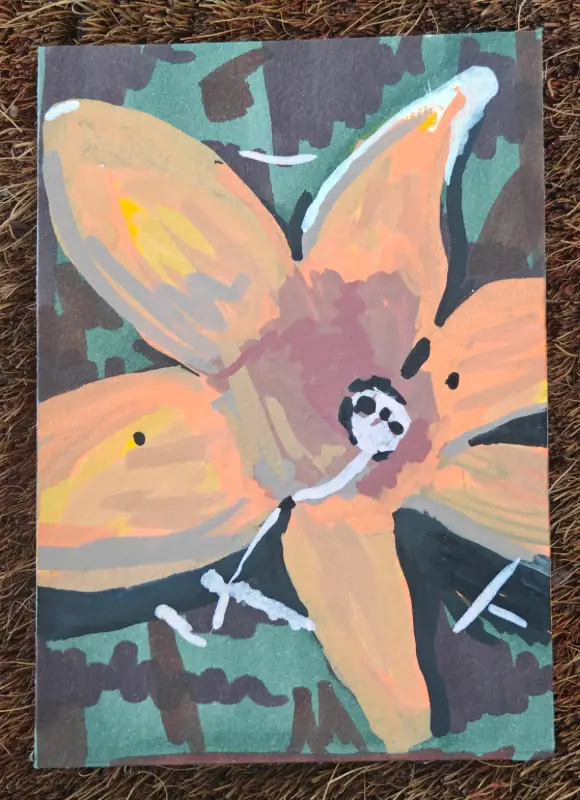 Mushrooms #9 - Devil's Cigar aceo art card