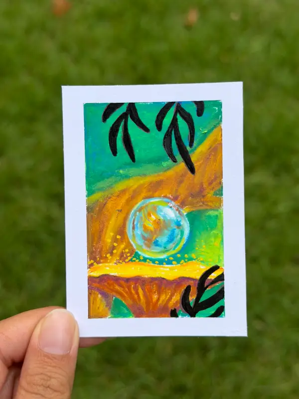 Water Talent - Tinkerbell Fan Art aceo art card