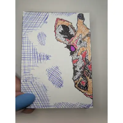 Wild Life aceo art card thumbnail 2