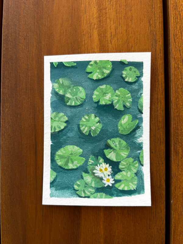 Pond 04 aceo art card