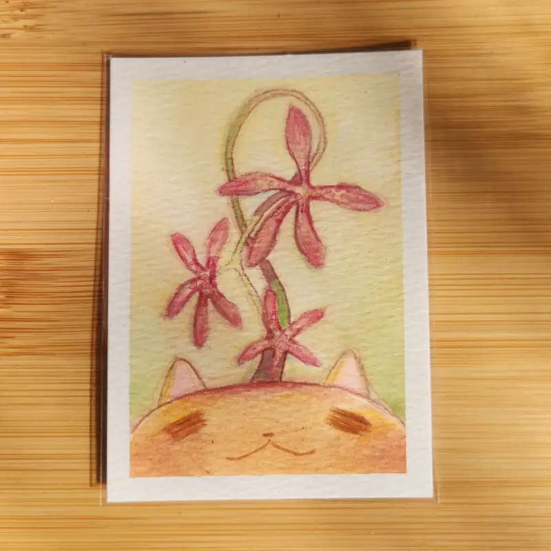 sprout aceo art card
