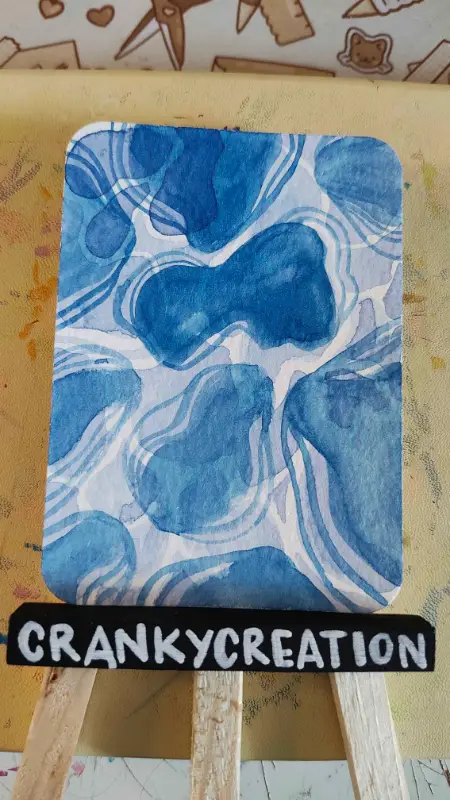 Water aceo art card