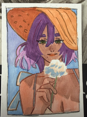 Sumi Aguilar aceo art card thumbnail 2