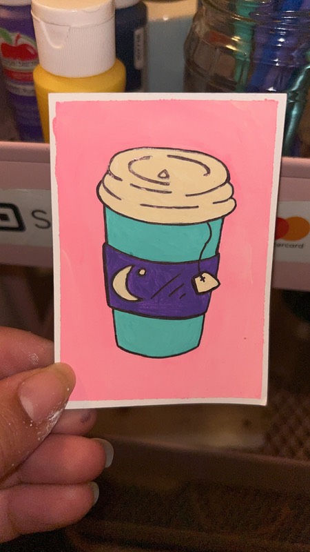 Moonbrew To-Go aceo art card